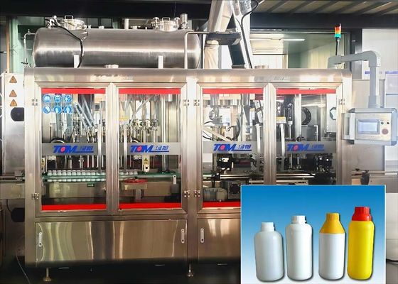トラッキングタイプ プラスチックボトルのための自動モノブロックフラーキャッパーマシン