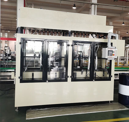 100ml-1L 16ノズル 完全自動 PLC 制御 化工 充填 機 漂白剤