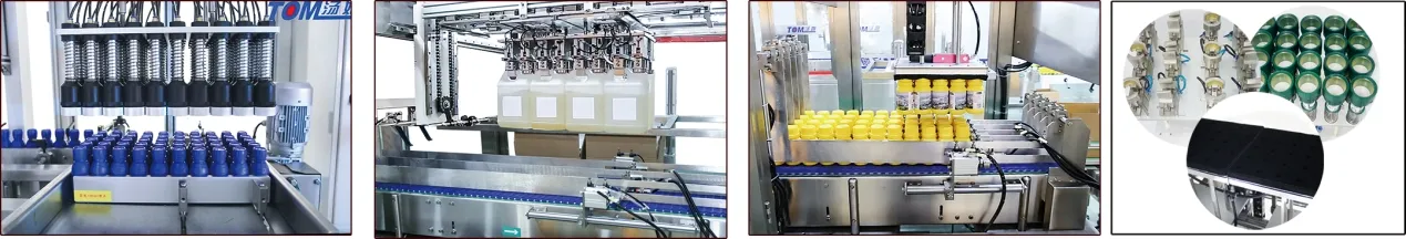 ODM自動液体多頭独占特許アンチフリーズとオイルボトル詰め機 9