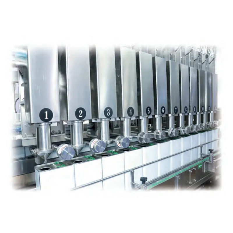 食品油とソースのための高度な1-5Lの詰め込み・蓋付け機械 3