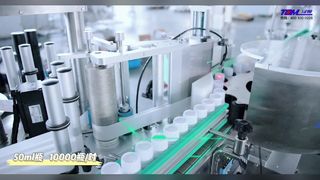 10,000ボトル高精度粘着ラベル貼付機
