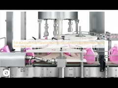 高速・低価格のランドリーキャップ用全自動キャップ締め機